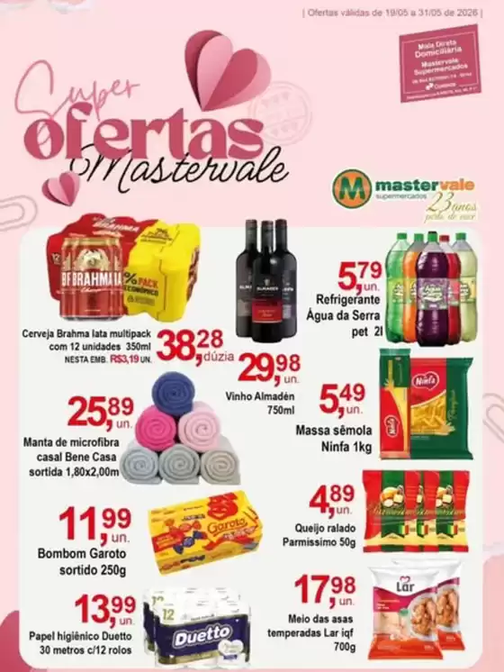 Catálogo Mastervale Supermercados | Ofertas | 2026-05-20T00:00:00.000Z - 2026-05-31T00:00:00.000Z