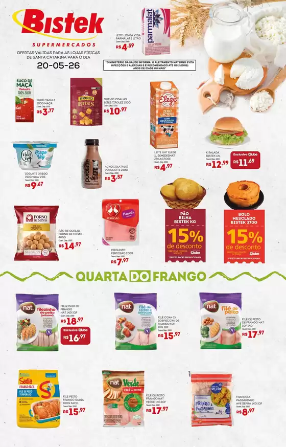 Catálogo Bistek Supermercados | Nossas melhores pechinchas | 2026-05-20T00:00:00.000Z - 2026-05-20T00:00:00.000Z