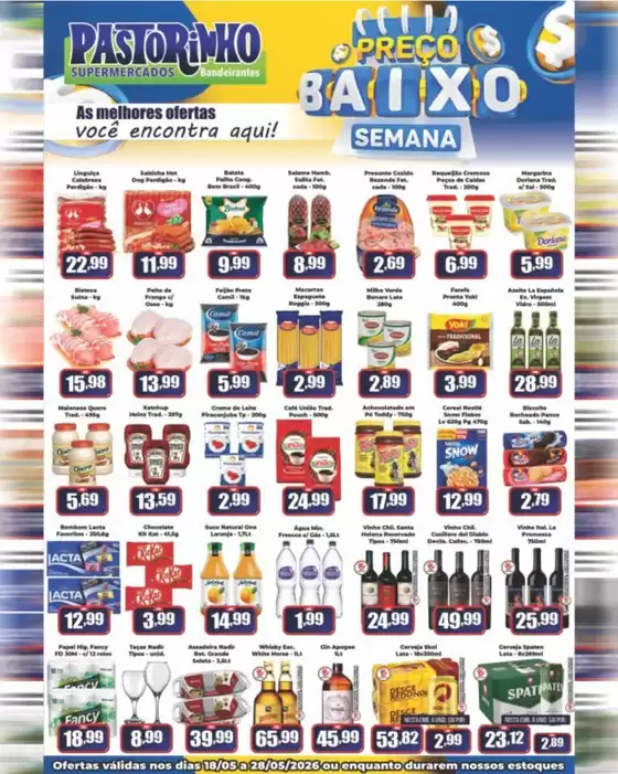 Catálogo Supermercado Pastorinho | Descubra ofertas atraentes | 2026-05-18T00:00:00.000Z - 2026-05-28T00:00:00.000Z