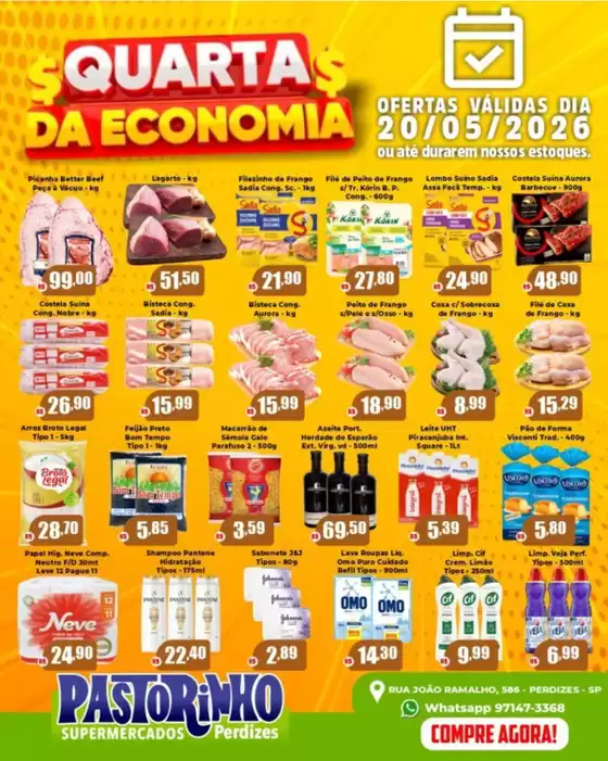 Catálogo Supermercado Pastorinho | Ofertas especiais para você | 2026-05-20T00:00:00.000Z - 2026-05-20T00:00:00.000Z