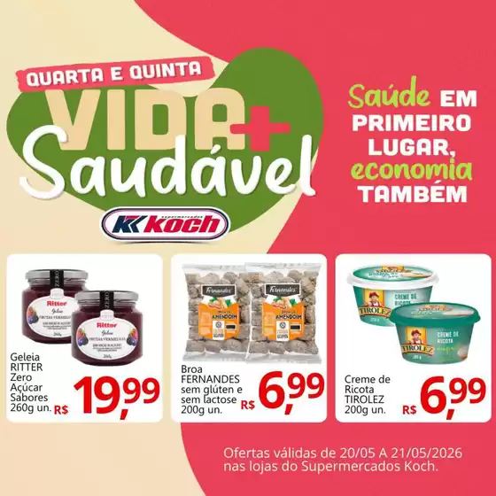 Catálogo Supermercados Koch | Ofertas exclusivas e pechinchas | 2026-05-20T00:00:00.000Z - 2026-05-21T00:00:00.000Z