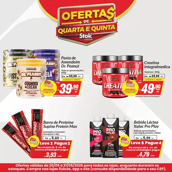 Catálogo Stok Center | Ofertas de Quarta e Quinta | 2026-05-20T00:00:00.000Z - 2026-05-21T00:00:00.000Z