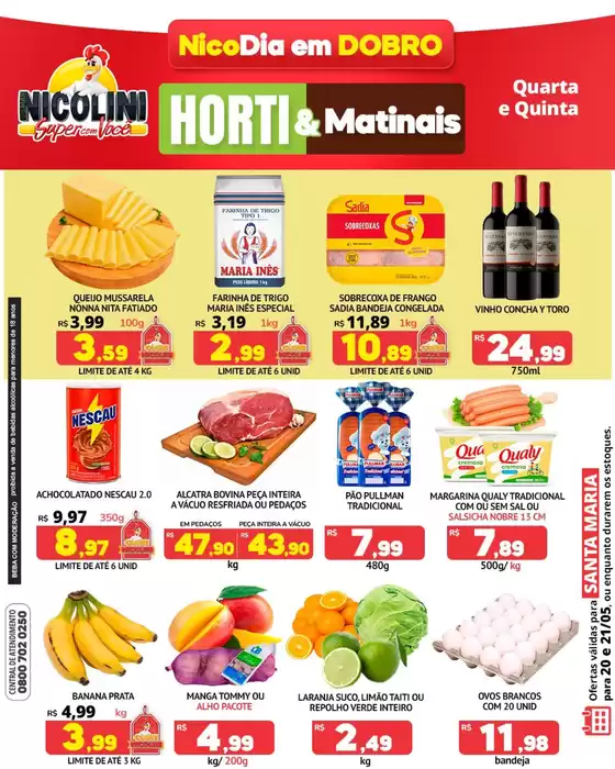 Catálogo Super Nicolini | Grandes descontos em produtos selecionados | 2026-05-20T00:00:00.000Z - 2026-05-21T00:00:00.000Z