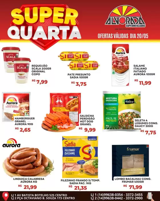 Catálogo Alvorada Supermercados | Encarte Alvorada Supermercados | 2026-05-20T00:00:00.000Z - 2026-05-20T00:00:00.000Z