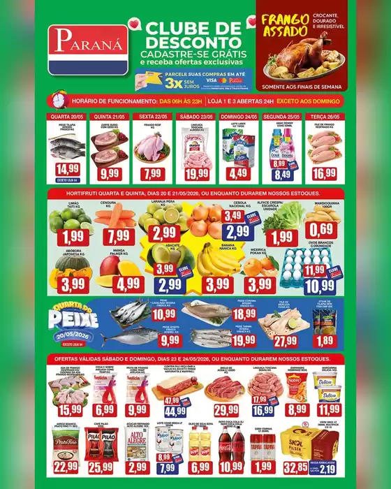 Catálogo Supermercados Paraná | Ofertas exclusivas | 2026-05-20T00:00:00.000Z - 2026-05-26T00:00:00.000Z