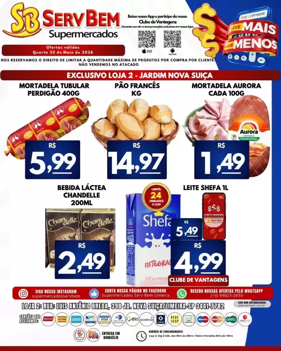 Catálogo ServBem | Promoções especiais em andamento | 2026-05-20T00:00:00.000Z - 2026-05-20T00:00:00.000Z