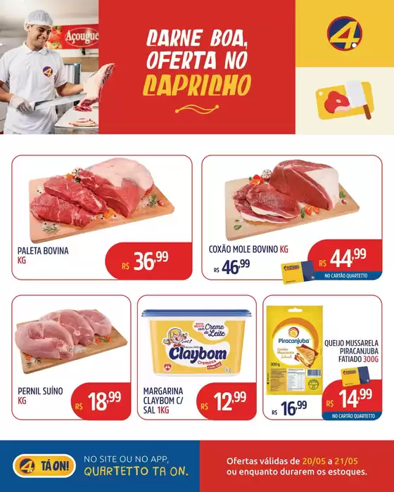Catálogo Quartetto Supermercados | Encarte Quartetto Supermercados | 2026-05-20T00:00:00.000Z - 2026-05-21T00:00:00.000Z