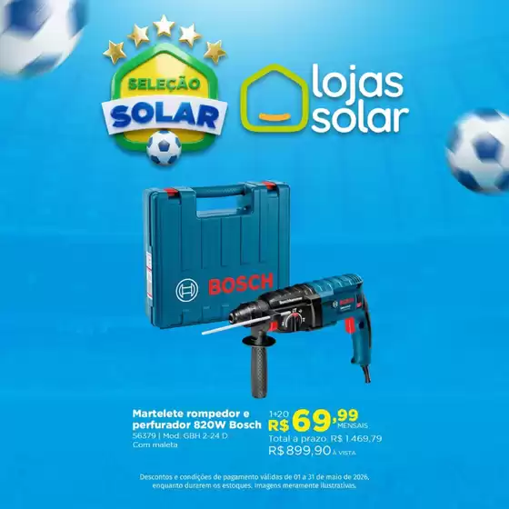 Catálogo Lojas Solar | Nossas melhores pechinchas | 2026-05-01T00:00:00.000Z - 2026-05-31T00:00:00.000Z