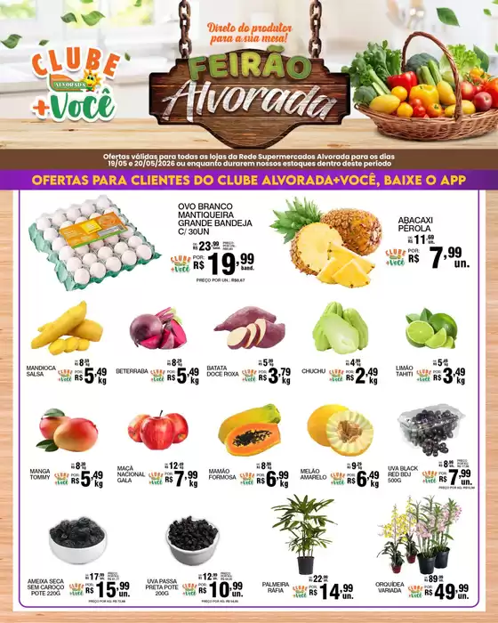 Catálogo Supermercados Alvorada | Ofertas exclusivas e pechinchas | 2026-05-19T00:00:00.000Z - 2026-05-20T00:00:00.000Z