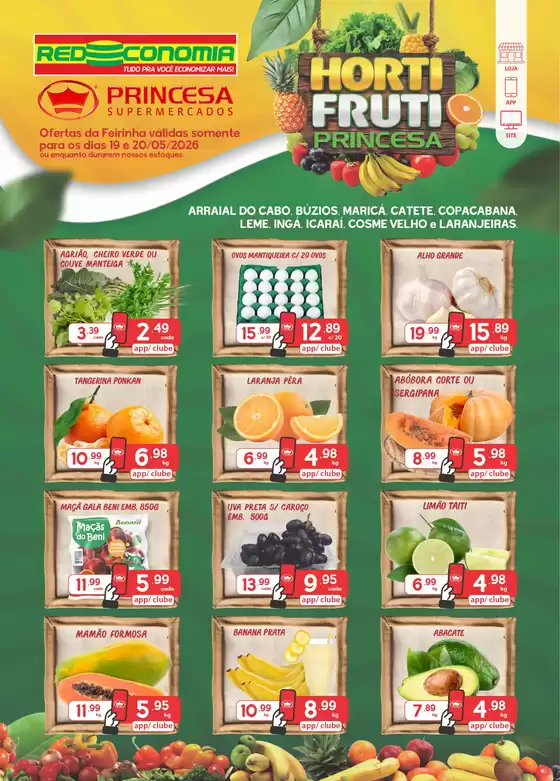 Catálogo Princesa Supermercados | Feirinha G3 - validade 19 e 20/05 | 2026-05-20T00:00:00.000Z - 2026-05-21T00:00:00.000Z