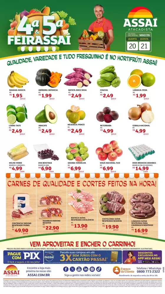 Catálogo Assaí Atacadista | Encarte Assaí Atacadista 47432-19 | 2026-05-20T00:00:00.000Z - 2026-05-21T00:00:00.000Z