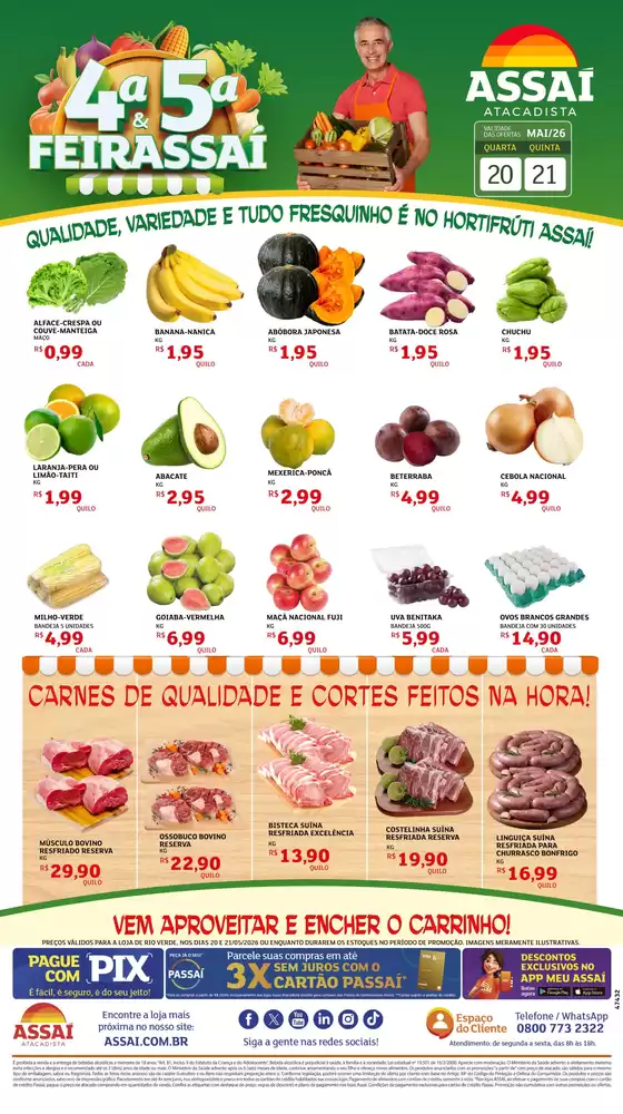 Catálogo Assaí Atacadista | Encarte Assaí Atacadista 47432-21 | 2026-05-20T00:00:00.000Z - 2026-05-21T00:00:00.000Z