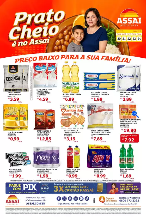 Catálogo Assaí Atacadista em Montalvânia | Encarte Assaí Atacadista 47201-860 | 2026-05-20T00:00:00.000Z - 2026-05-24T00:00:00.000Z