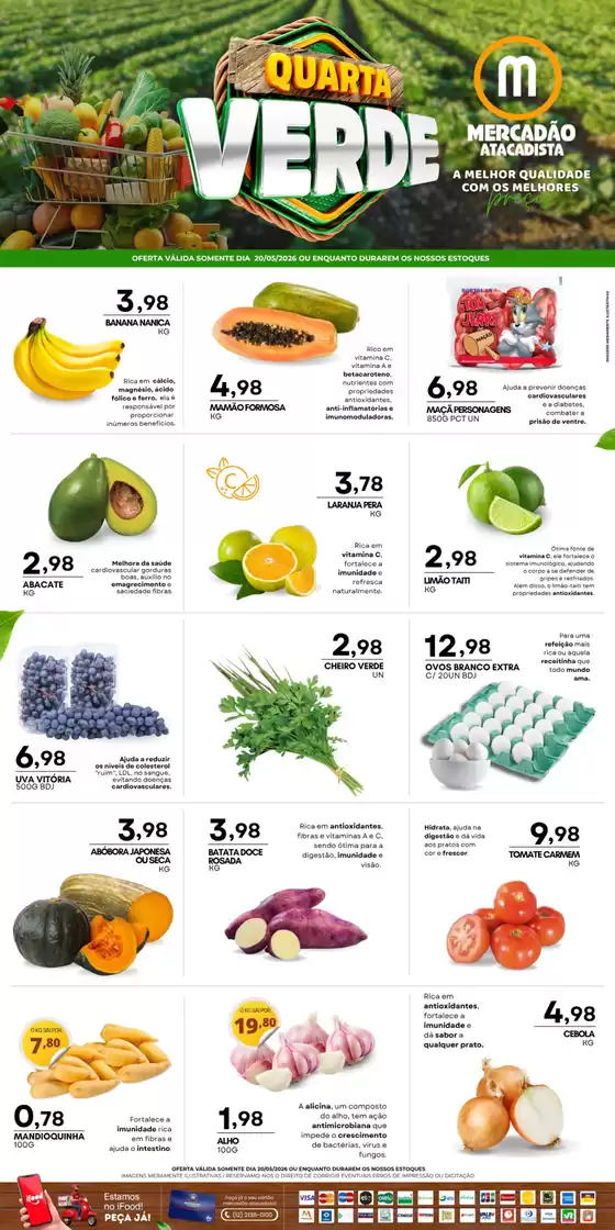 Catálogo Mercadão Atacadista | Ofertas | 2026-05-20T00:00:00.000Z - 2026-05-20T00:00:00.000Z