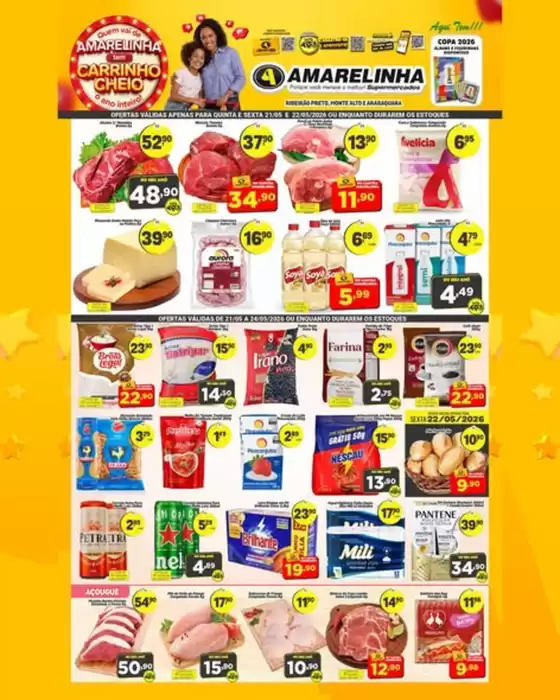 Catálogo Amarelinha Supermercados | Amarelinha Tem Carrinho Cheio | 2026-05-21T00:00:00.000Z - 2026-05-24T00:00:00.000Z