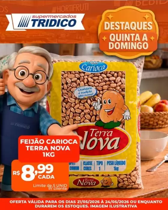 Catálogo Supermercados Tridico | Quinta a Domingo | 2026-05-21T00:00:00.000Z - 2026-05-24T00:00:00.000Z