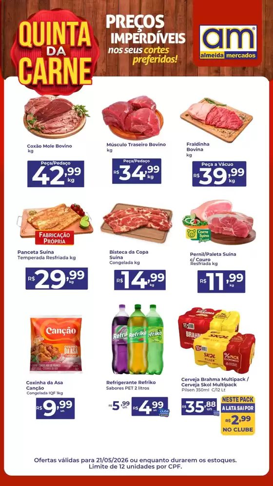 Catálogo Almeida Mercados | Quinta da Carne | 2026-05-21T00:00:00.000Z - 2026-05-21T00:00:00.000Z
