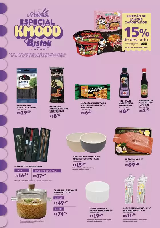 Catálogo Bistek Supermercados | Ofertas e promoções atuais | 2026-05-21T00:00:00.000Z - 2026-05-25T00:00:00.000Z