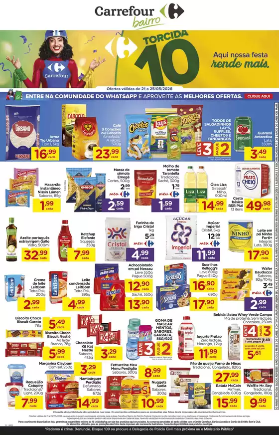 Catálogo Carrefour Bairro | Grandes descontos em produtos selecionados | 2026-05-21T00:00:00.000Z - 2026-05-25T00:00:00.000Z