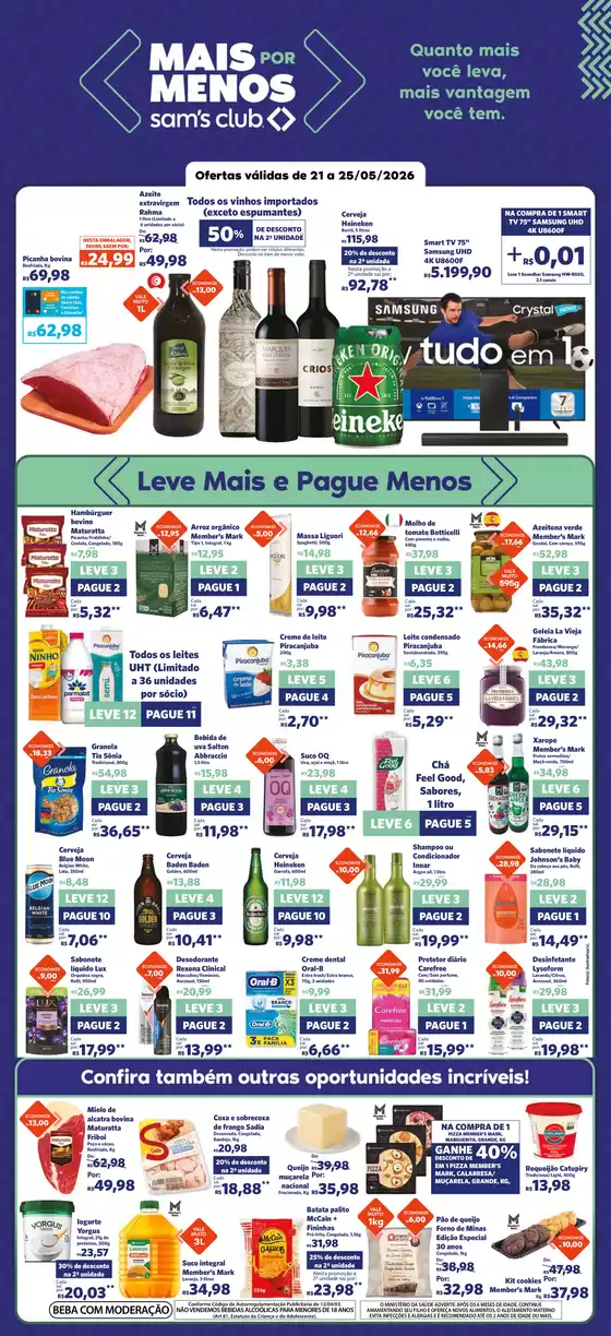 Catálogo Sam's Club | Promoções especiais em andamento | 2026-05-21T00:00:00.000Z - 2026-05-25T00:00:00.000Z