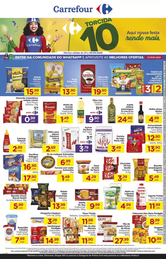 Catálogo Carrefour em Guaíba | Nossas melhores ofertas para você | 2026-05-21T00:00:00.000Z - 2026-05-25T00:00:00.000Z