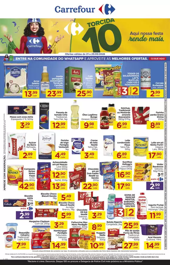 Catálogo Carrefour em Saltinho | Promoções especiais em andamento | 2026-05-21T00:00:00.000Z - 2026-05-25T00:00:00.000Z