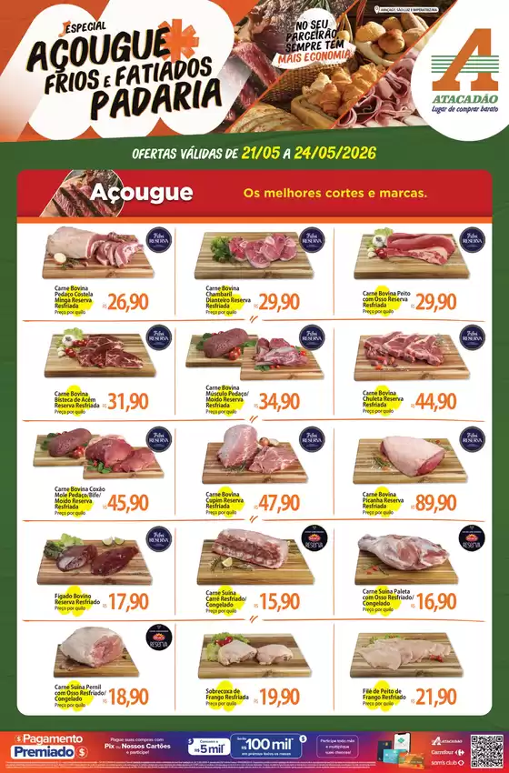 Catálogo Atacadão | Atacadão - Açougue / Padaria / Frios e Fatiados | 2026-05-21T00:00:00.000Z - 2026-05-24T00:00:00.000Z