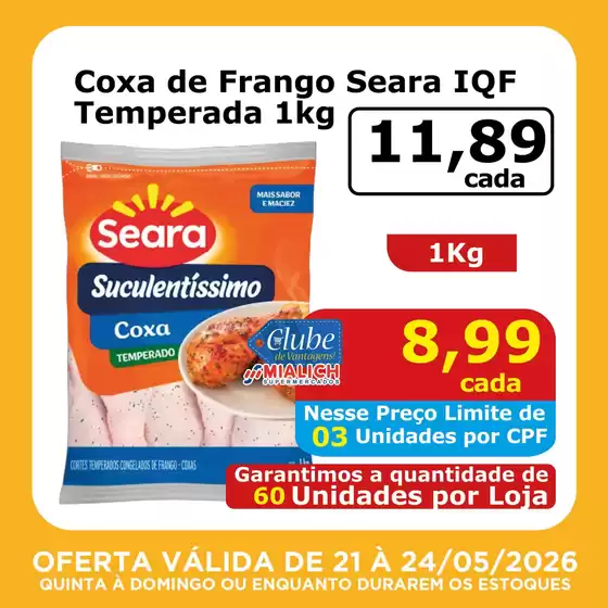 Catálogo Mialich Supermercados | Encarte Mialich Supermercados | 2026-05-21T00:00:00.000Z - 2026-05-24T00:00:00.000Z