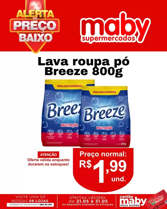 Catálogo Maby Supermercados | Melhores ofertas para todos os caçadores de pechinchas | 2026-05-21T00:00:00.000Z - 2026-05-31T00:00:00.000Z