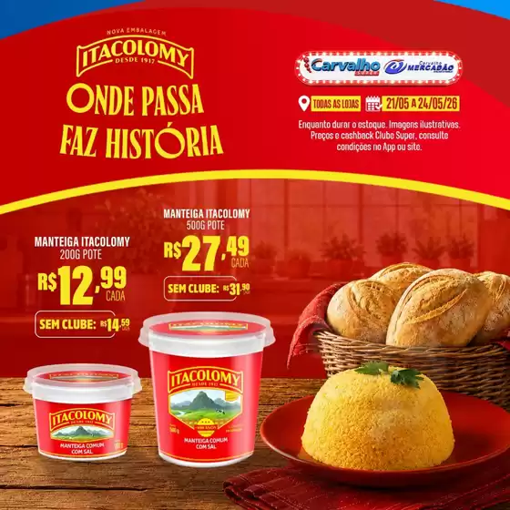Catálogo Carvalho Supermercado | Ofertas especiais atraentes para todos | 2026-05-21T00:00:00.000Z - 2026-05-24T00:00:00.000Z