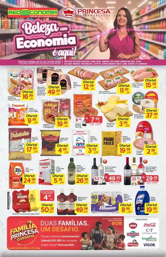 Catálogo Princesa Supermercados | Beleza com Economia é aqui! G1 21 a 24/05 | 2026-05-21T00:00:00.000Z - 2026-05-24T00:00:00.000Z