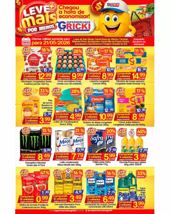 Catálogo Supermercados Gricki | Encarte Supermercados Gricki | 2026-05-21T00:00:00.000Z - 2026-05-21T00:00:00.000Z