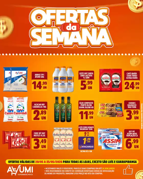 Catálogo Ayumi Supermercados | Nossas melhores ofertas para você | 2026-05-20T00:00:00.000Z - 2026-05-25T00:00:00.000Z