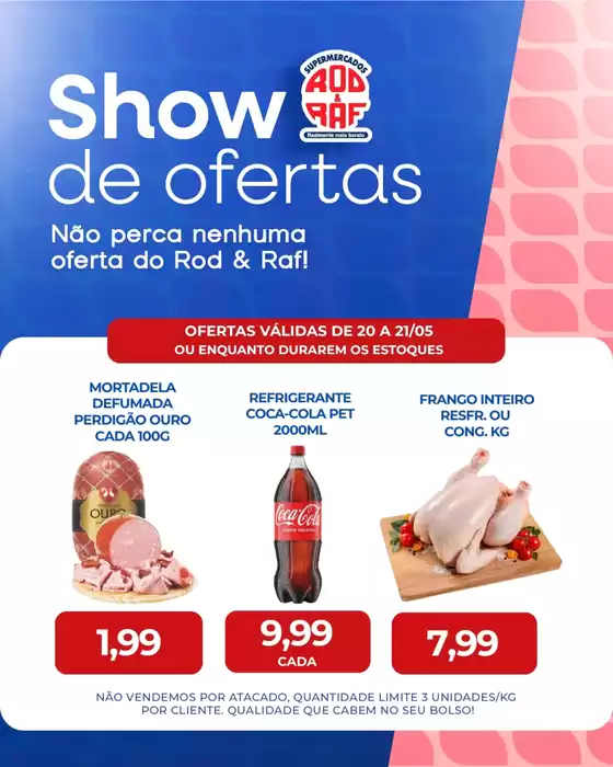 Catálogo Supermercados Rod e Raf | Melhores ofertas para todos os clientes | 2026-05-20T00:00:00.000Z - 2026-05-21T00:00:00.000Z