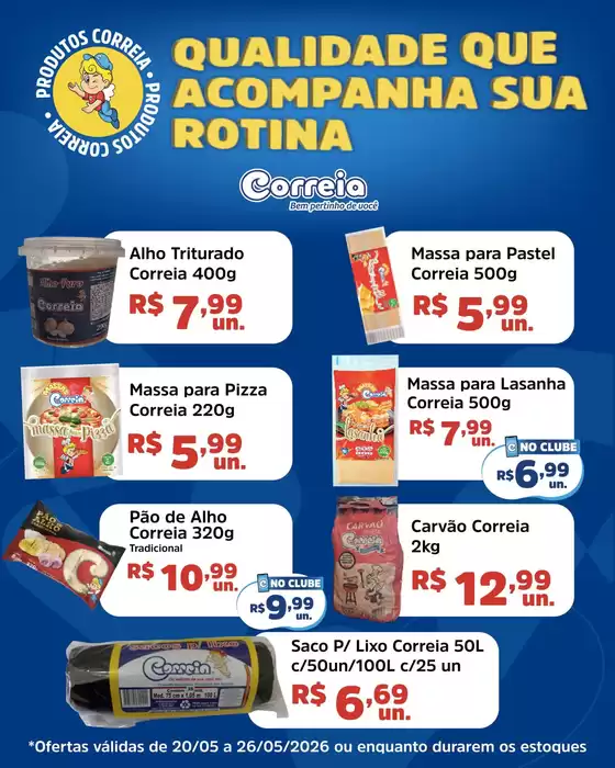 Catálogo Supermercados Correia | Encarte Supermercados Correia | 2026-05-20T00:00:00.000Z - 2026-05-26T00:00:00.000Z
