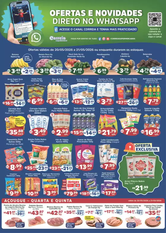 Catálogo Supermercados Correia | OFERTAS E NOVIDADES | 2026-05-20T00:00:00.000Z - 2026-05-21T00:00:00.000Z