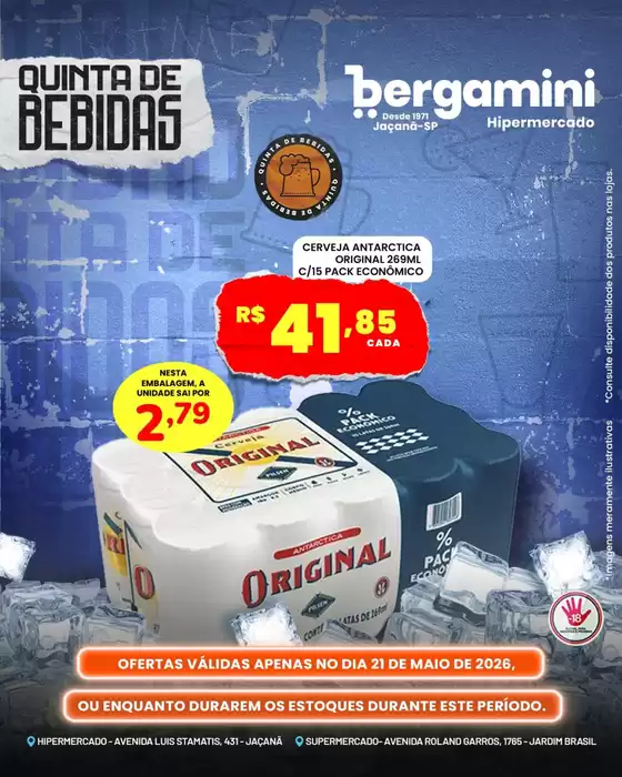 Catálogo Supermercado Bergamini | Descubra ofertas atraentes | 2026-05-21T00:00:00.000Z - 2026-05-21T00:00:00.000Z