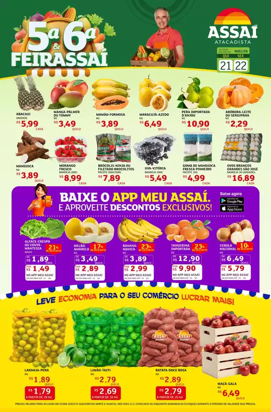 Catálogo Assaí Atacadista | Encarte Assaí Atacadista 46954-88 | 2026-05-21T00:00:00.000Z - 2026-05-22T00:00:00.000Z