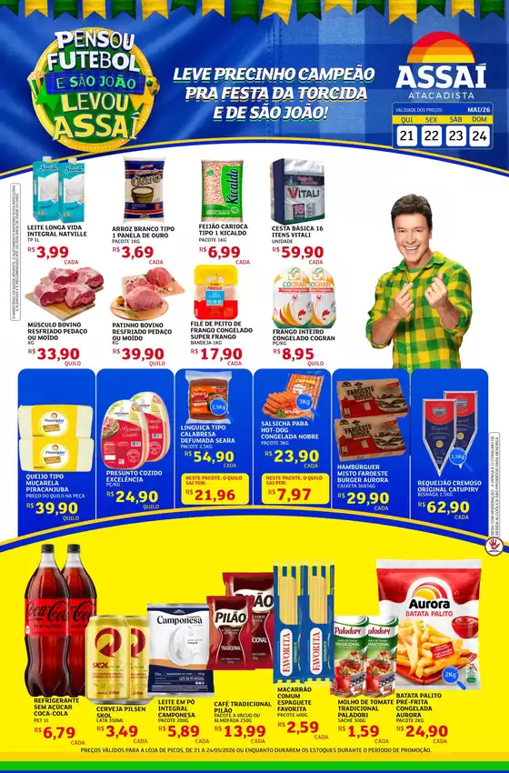 Catálogo Assaí Atacadista | Encarte Assaí Atacadista 47202-531 | 2026-05-21T00:00:00.000Z - 2026-05-24T00:00:00.000Z