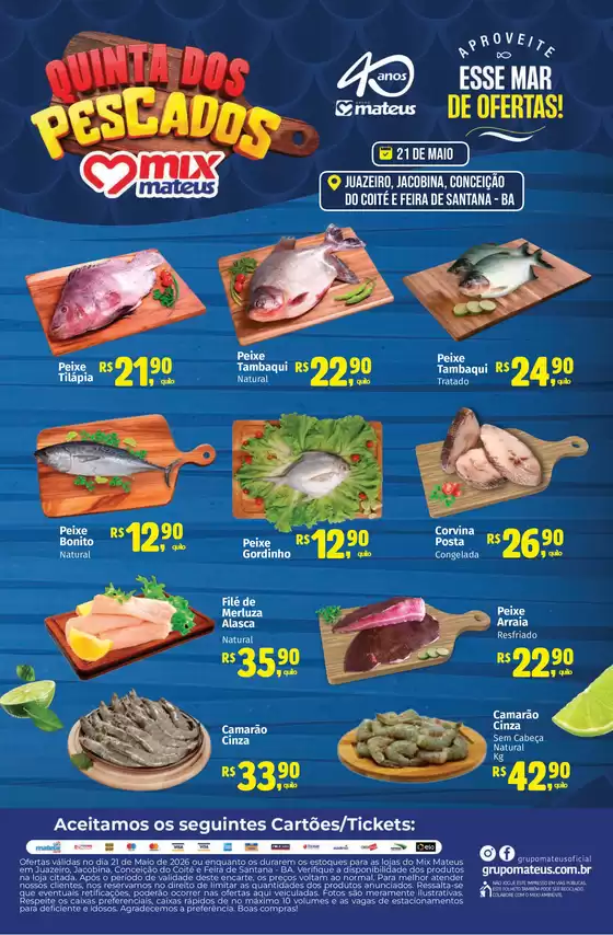 Catálogo Supermercados Mateus | Quinta dos Pescados | 2026-05-21T00:00:00.000Z - 2026-05-21T00:00:00.000Z