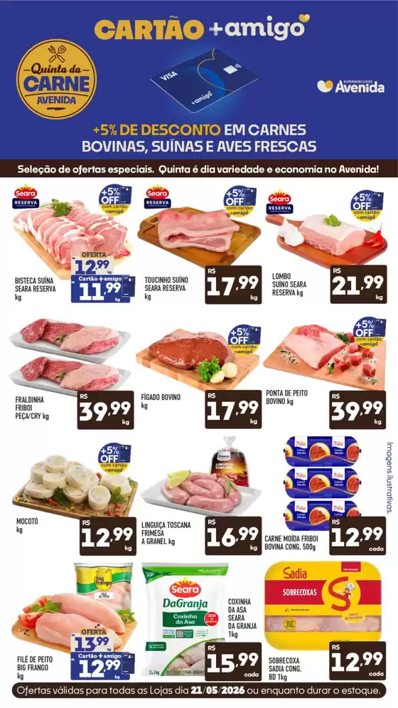 Catálogo Supermercados Avenida | Nossas melhores pechinchas | 2026-05-21T00:00:00.000Z - 2026-05-21T00:00:00.000Z