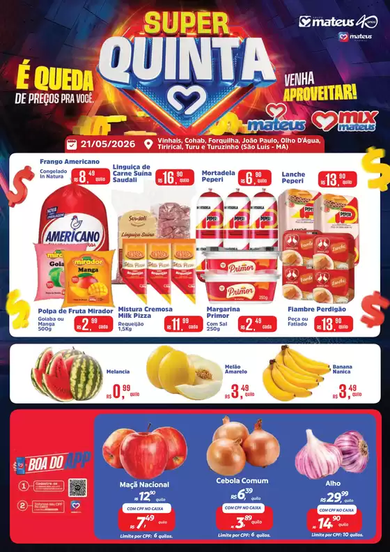 Catálogo Supermercados Mateus | Super Quinta | 2026-05-21T00:00:00.000Z - 2026-05-21T00:00:00.000Z