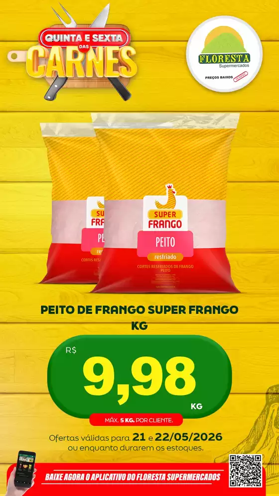 Catálogo Floresta Supermercados em Raposos | Quinta E Sextra | 2026-05-21T00:00:00.000Z - 2026-05-22T00:00:00.000Z