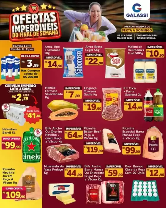 Catálogo Supermercados Galassi | OFERTAS IMPERDÍVEIS | 2026-05-22T00:00:00.000Z - 2026-05-24T00:00:00.000Z