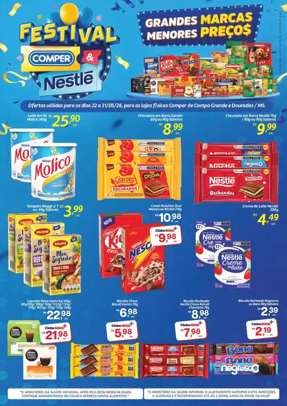 Catálogo Comper | Nestlé | 2026-05-22T00:00:00.000Z - 2026-05-31T00:00:00.000Z