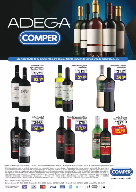 Catálogo Comper | Adega Comper | 2026-05-22T00:00:00.000Z - 2026-05-25T00:00:00.000Z