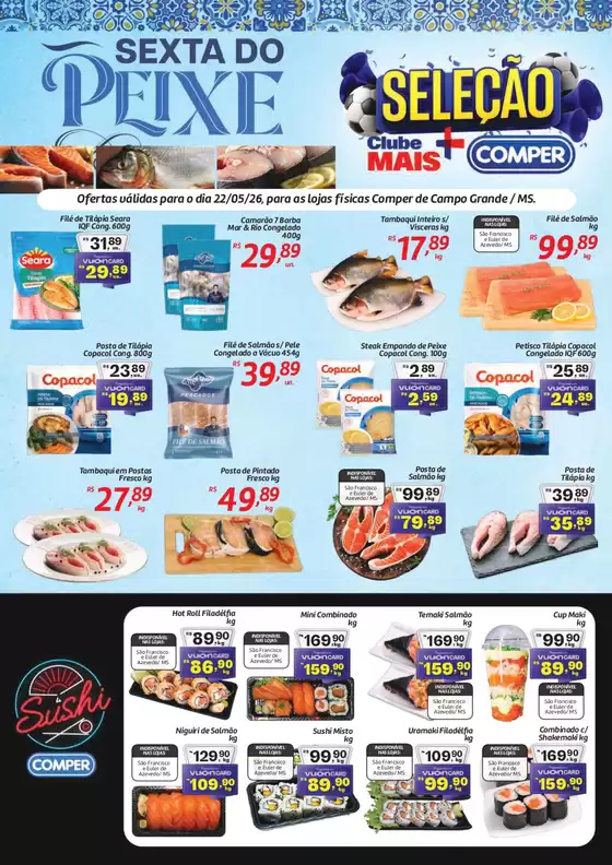 Catálogo Comper | Sexta do Peixe | 2026-05-22T00:00:00.000Z - 2026-05-22T00:00:00.000Z