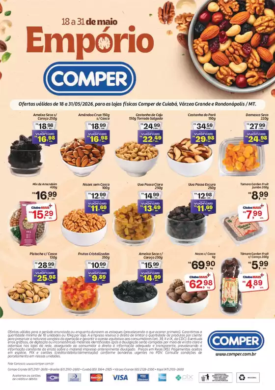 Catálogo Comper em Nazareno | Nossas melhores ofertas para você | 2026-05-18T00:00:00.000Z - 2026-05-31T00:00:00.000Z