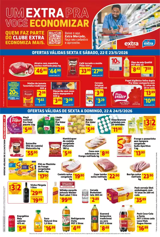Catálogo Extra | Ofertas especiais para você | 2026-05-22T00:00:00.000Z - 2026-05-24T00:00:00.000Z