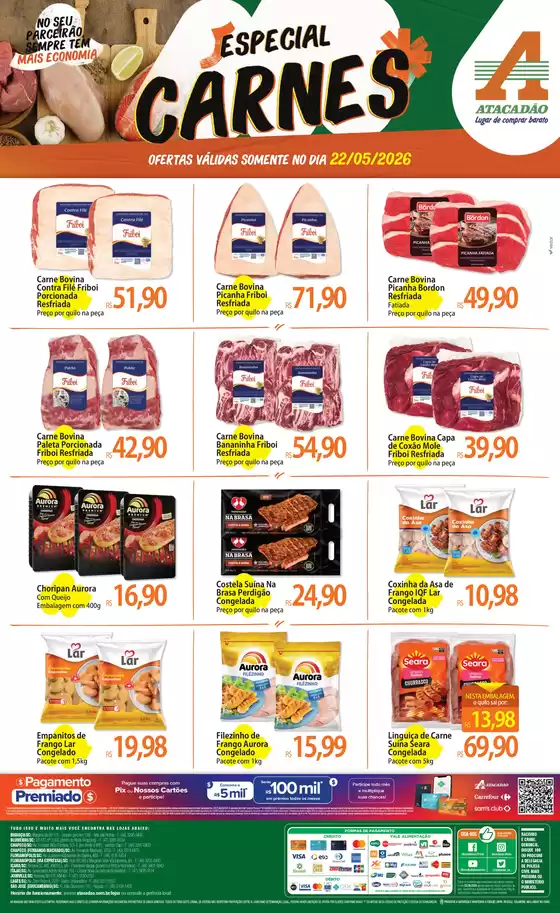 Catálogo Atacadão | Atacadão - Carnes | 2026-05-22T00:00:00.000Z - 2026-05-22T00:00:00.000Z